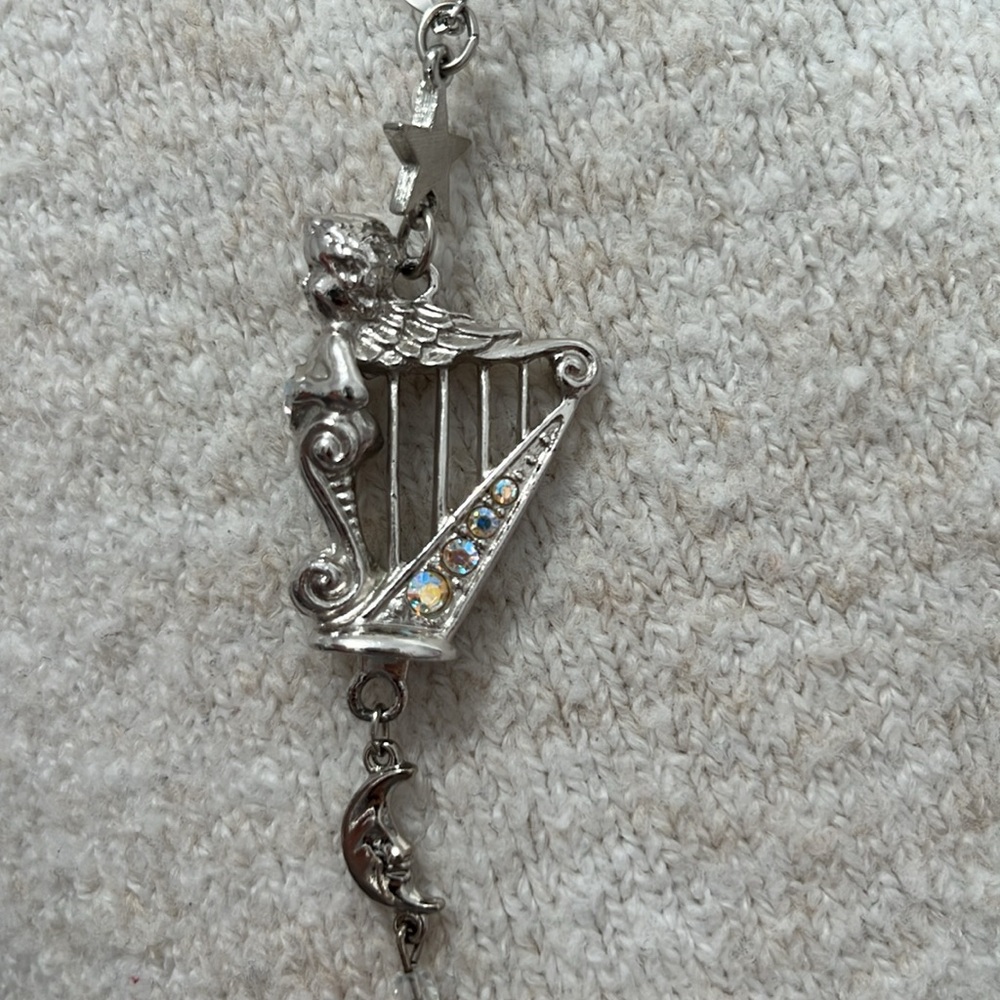 Kirk’s folly angel harp necklace - Picture 3 of 5